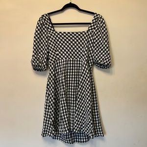 Altrd state plaid baby doll dress valene